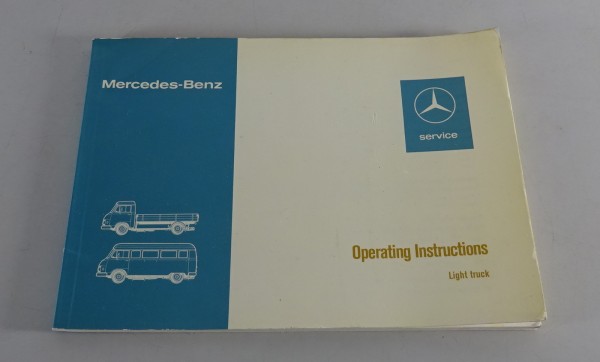 Owner´s Manual / Handbook Mercedes Benz Light Truck L 206D / 306D Diesel 01/1977