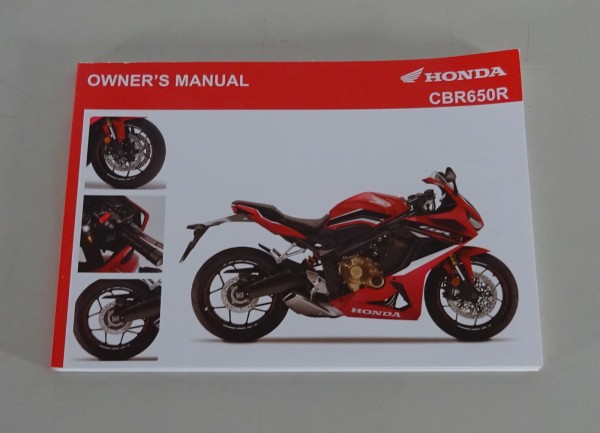 Owner's Manual / Handbook Honda CBR 650 R from 08/2020