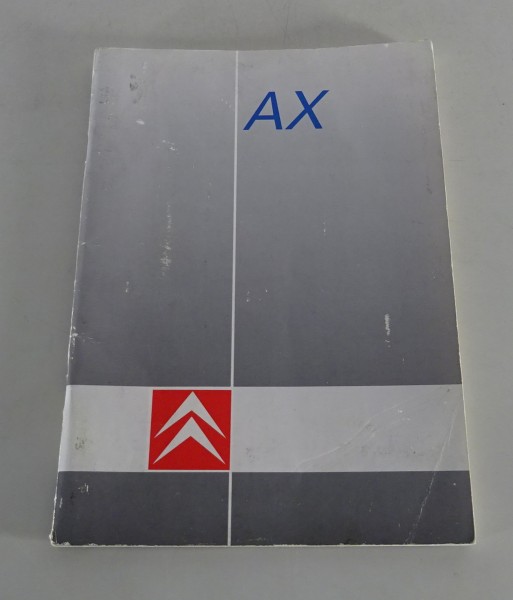 Betriebsanleitung / Handbuch Citroen AX Stand 07/1989