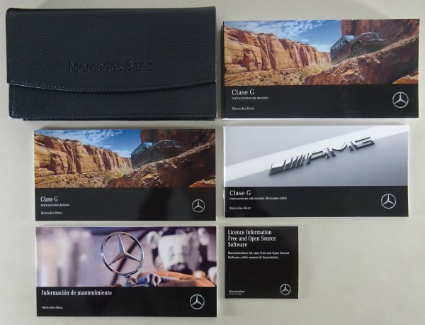 Carpeta de a bordo + Instrucciones de servicio Mercedes-Benz Clase G W463 + AMG