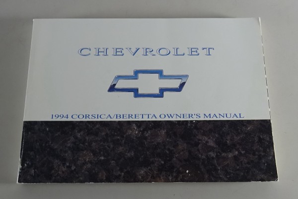 Owner´s Manual / Handbook Chevrolet Corsica / Beretta Stand 1994