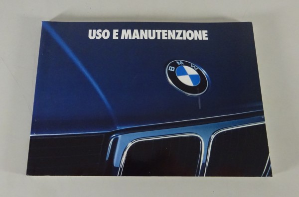 Uso e manutenzione / manuale BMW Serie 5 E34 520i - 525i - 535i - 524td 02/1990