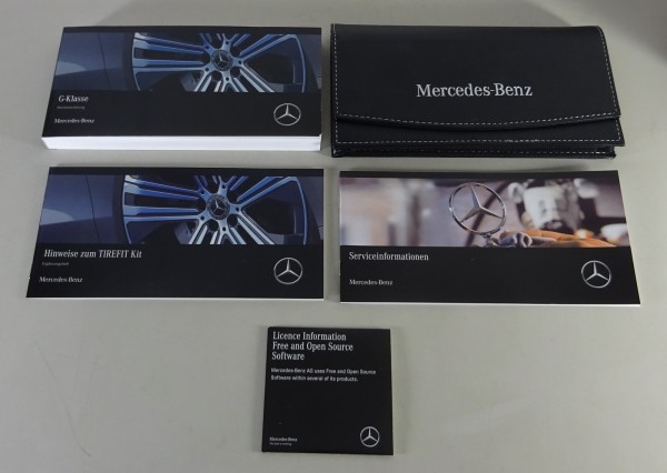 Bordmappe mit Betriebsanleitung Mercedes G-Modell W465 G580 Stand 04/2024