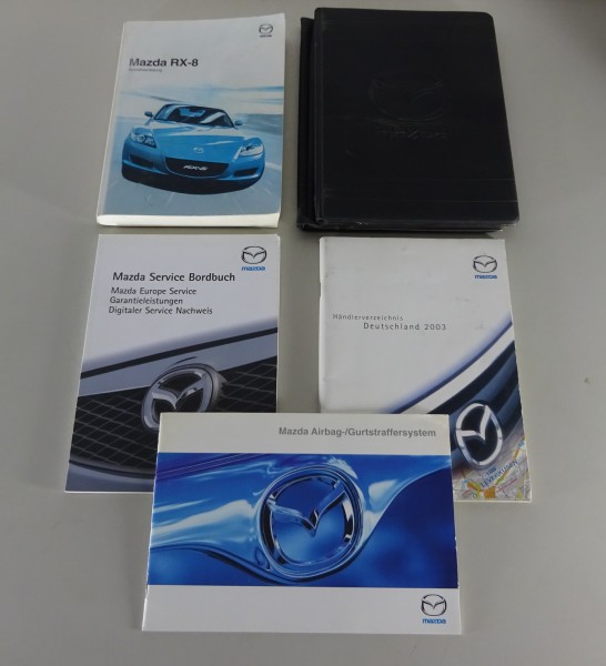 Bordmappe mit Betriebsanleitung / Handbuch Mazda RX-8 Stand 07/2003