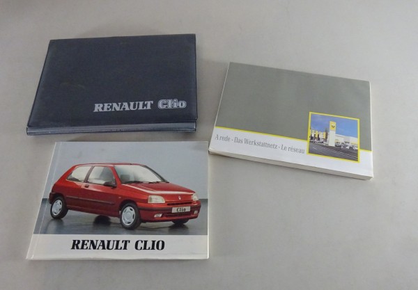 Bordmappe mit Betriebsanleitung Renault Clio von 1995