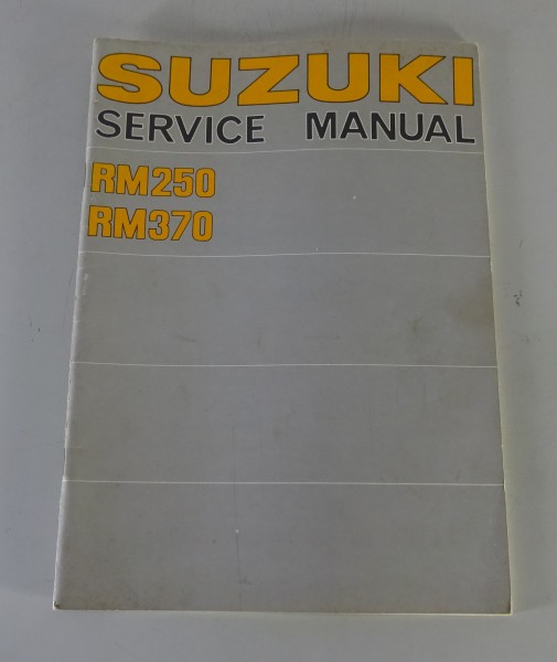 Werkstatthandbuch / Service Manual Suzuki RM 250 / RM 370 Stand 03/1976