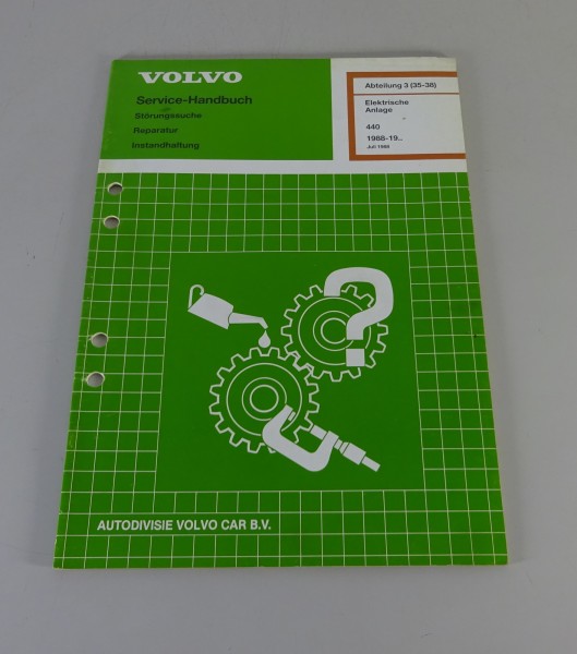 Werkstatthandbuch Elektrik / Elektrische Schaltpläne Volvo 440 - Baujahr 1988-19