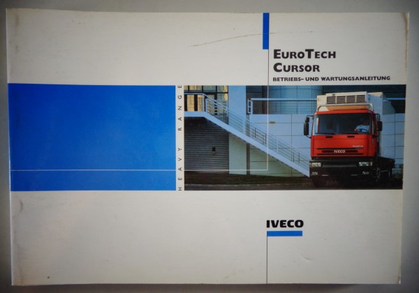Betriebsanleitung / Owners's Manual Iveco EuroTech Cursor Stand 1998