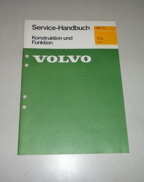 Werkstatthandbuch Funktion Volvo 260 Automatik Automatisches Getriebe BW55