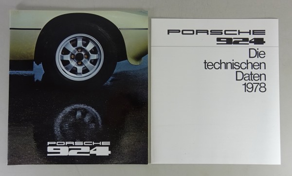 Prospekt / Broschüre + Technische Daten Porsche 924 Modelljahr 1978