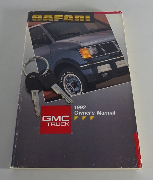 Owner´s Manual / Handbook GMC Safari Stand 1992