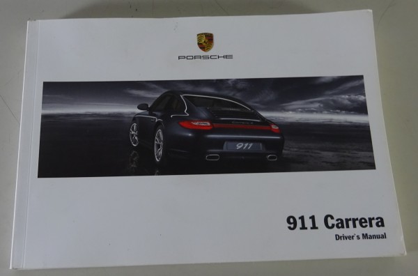 Owner´s Manual / Handbook Porsche 911 Carrera Typ 997 Modelljahr 2009 | 05/2008