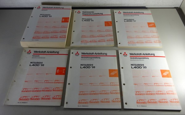 Werkstatthandbuch Konvolut Mitsubishi L400 Karosserie / Elektrik ab Baujahr 1995