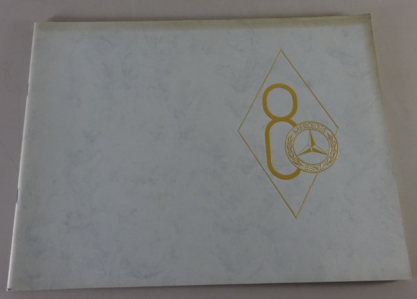 Prospekt Mercedes-Benz Typ Nürburg 4,6 Liter 8 Zyl. Stand 1929 Druck 70er Jahre