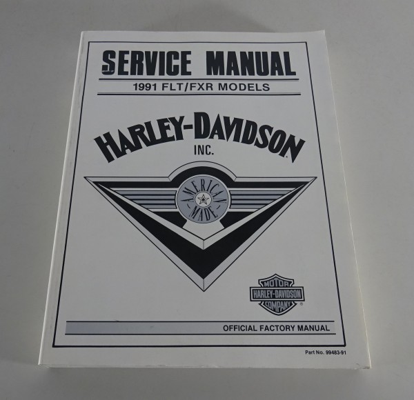 Workshop manual Harley Davidson FLT/FXR models 1991 from 07/1990