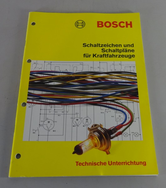 Technisches Handbuch Bosch Schaltzeichen und Schaltpläne für KFZ Stand 05/1984