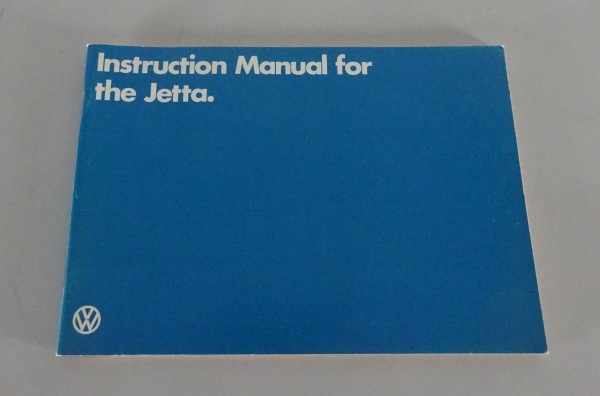 Owner´s Manual / Handbook VW Jetta I / 1 from 10/1979