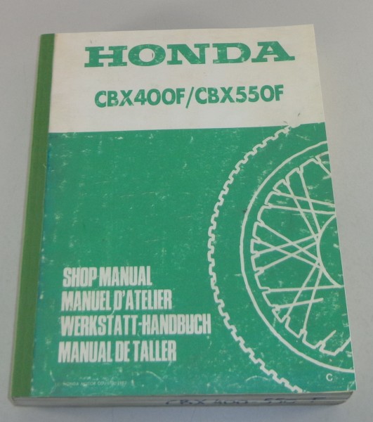 Werkstatthandbuch / Workshop Manual Honda CBX 400F / CBX 550F von 1982
