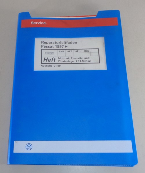 Werkstatthandbuch VW Passat B5 Typ 3b Einspritz- & Zündanlage von 01/1999