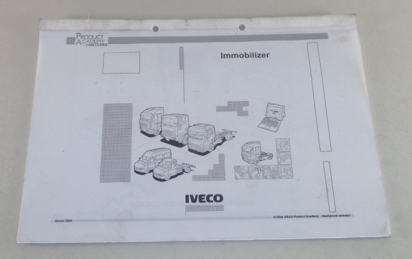 Schulungsunterlage Iveco Immobilizer Stand 01/2004