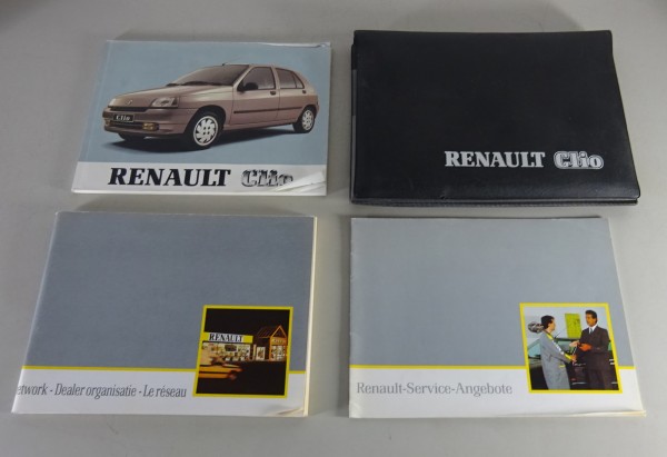 Bordmappe + Betriebsanleitung Renault Clio I Stand 1991