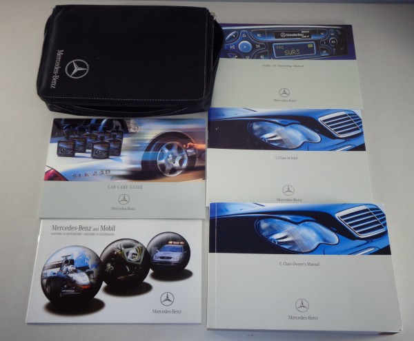 Owner's Manual + Wallet Mercedes Benz C-Class W203 C 200 220 CDI... from 2003