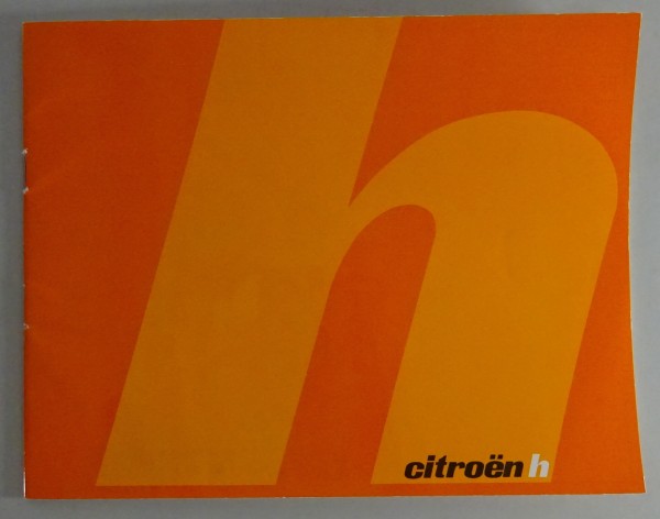 Prospekt / Broschüre Citroen HZ / HY von 05/1964 auf Niederländisch