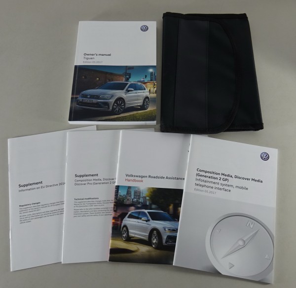 Owner's Manual + wallet VW Tiguan Edition 05/ 2007