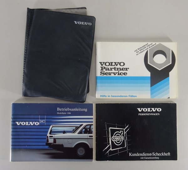 Bordmappe + Betriebsanleitung Volvo 240 Stand 10/1984 | Modelljahr 1986