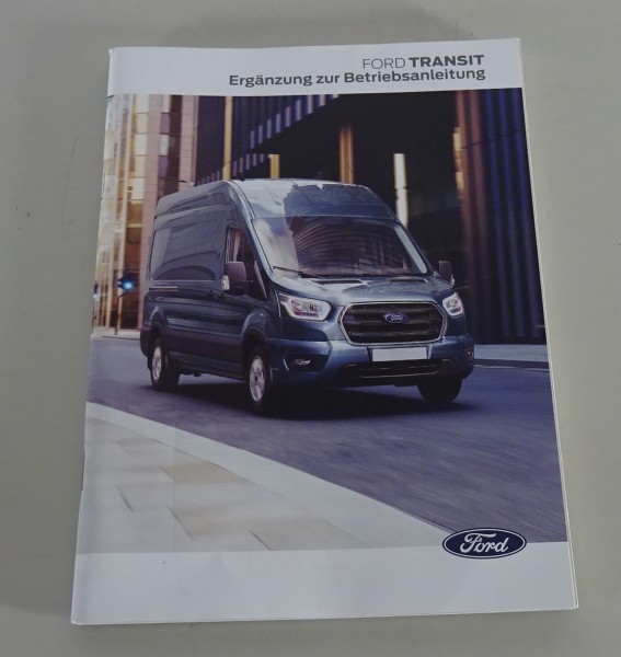 Ergänzung zur Betriebsanleitung / Handbuch Ford Transit´14 Stand 10/2021
