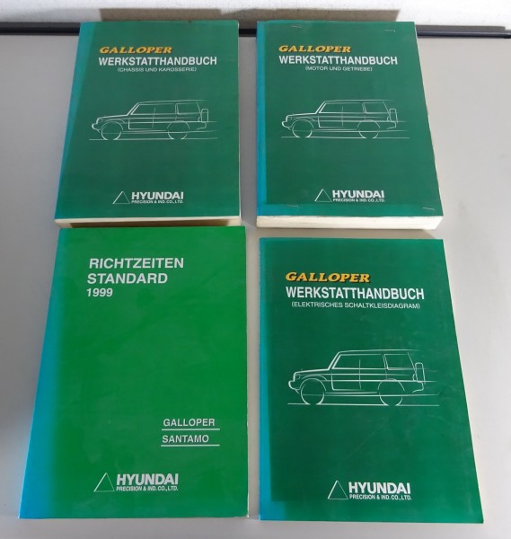 Werkstatthandbuch Hyundai Galloper Karosserie / Motor / Getriebe ab Baujahr 1991