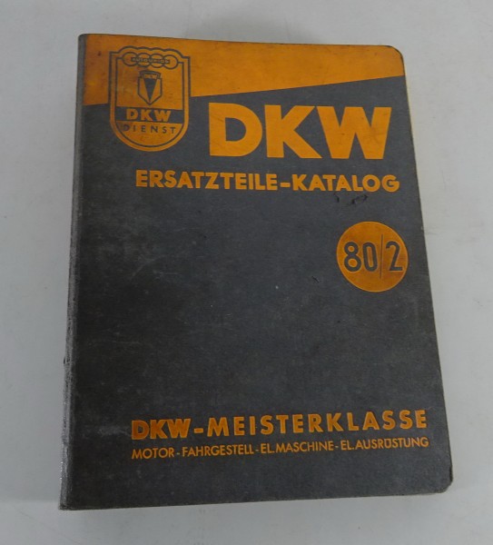 Teilekatalog DKW F89 Meisterklasse Stand 02/1955