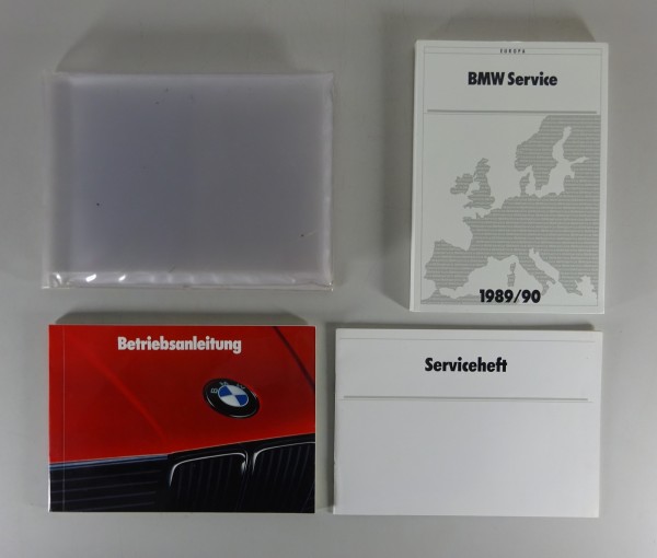 Bordmappe + Betriebsanleitung BMW 3er E30 316i - 325i Cabrio Touring Diesel 1989