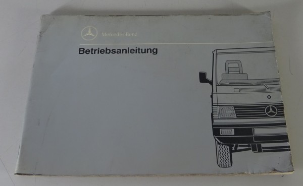Betriebsanleitung / Handbuch Mercedes Benz Transporter MB 100 D Stand 08/1991