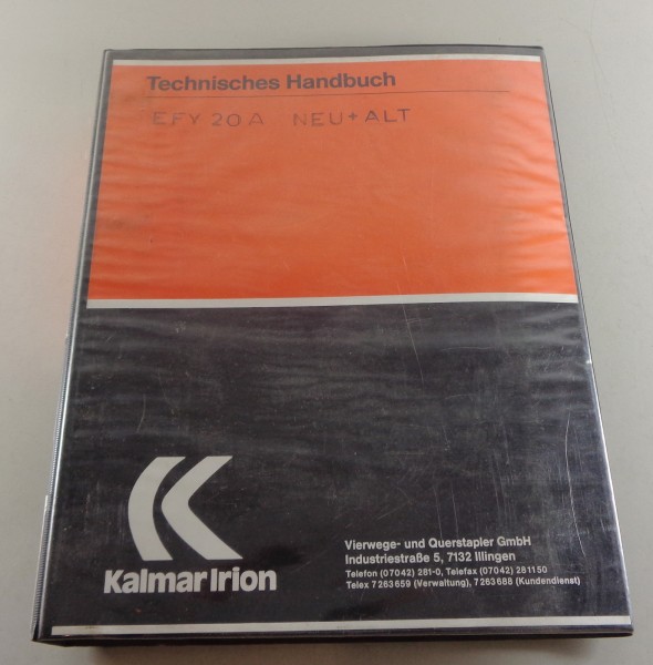 Werkstatthandbuch / Technisches Handbuch Kalmar LMV Gabelstapler EFY 20 A