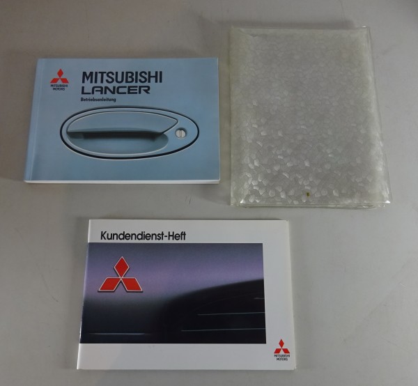 Bordmappe + Betriebsanleitung Mitsubishi Lancer 5. Generation Stand 1993