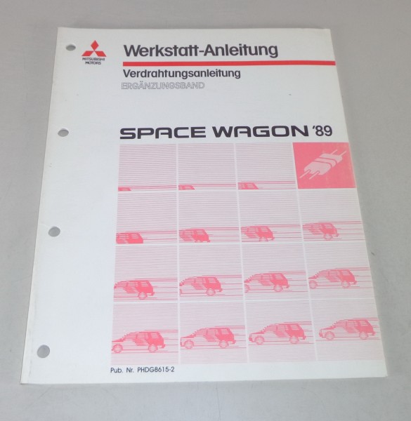 Werkstatthandbuch Mitsubishi Space Wagon Nachtrag Elektrik Schaltpläne von 1989