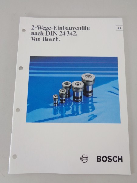 Prospekt / Technische Info Bosch 2-Wege-Einbauventile Stand 01/1983