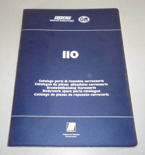 Teilekatalog Karosserie / Parts list bodywork Fiat 110 von 2/1976