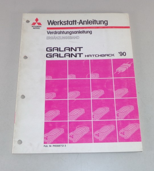 Werkstatthandbuch Mitsubishi Galant E 30 Nachtrag Elektrik Schaltpläne ab 1990