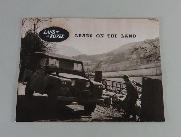 Prospekt / Broschüre Land-Rover Series II "Leads on the land" - englisch