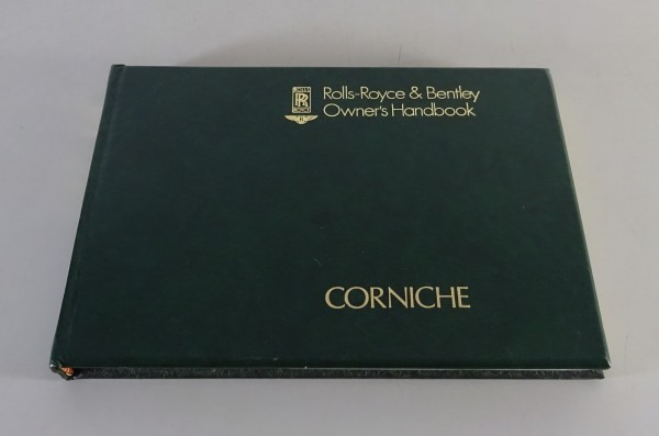 Betriebsanleitung / Manual Rolls Royce + Bentley Corniche Cabrio + Coupe v. 1979
