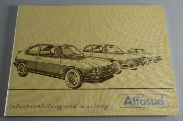 Betriebsanleitung & Wartung Alfa Romeo Alfasud 3- & 5-türer + TI Stand 05/1982