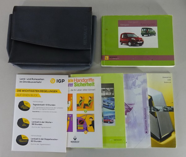 Bordmappe + Betriebsanleitung Renault Kangoo Typ KC Facelift Stand 03/2005