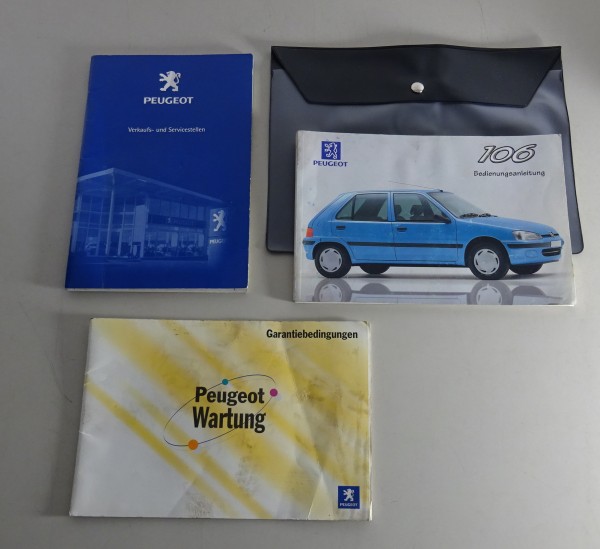 Bordmappe mit Betriebsanleitung / Handbuch Peugeot 206 Stand 03/1999