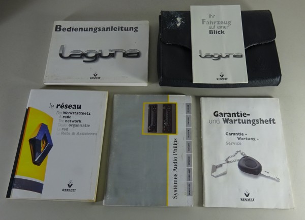 Bordmappe mit Betriebsanleitung / Handbuch Renault Laguna Stand 07/1999