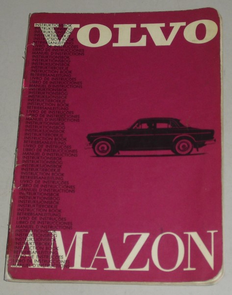 Betriebsanleitung / Handbuch Volvo Amazon P120 von 1963 (schwedisch)