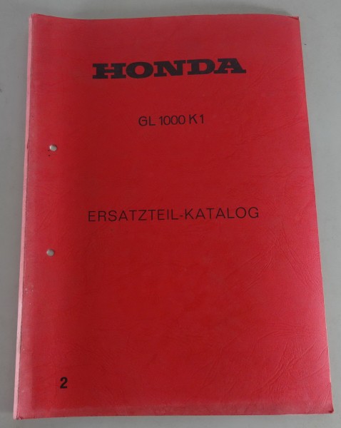 Teilekatalog / Ersatzteilkatalog Honda GL 1000 K 1 Goldwing