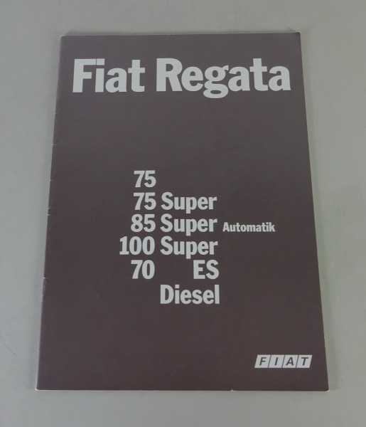 Prospekt / Broschüre Fiat Regata Stand 11/1983