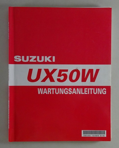 Werkstatthandbuch Suzuki UX 50 Zillion Roller Stand 01/1999